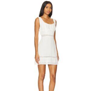 RIXO Ronan lace-trimmed minidress From Revolve
